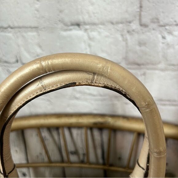 Coach sand beige croc embossed leather Madison Sophia satchel - Picture 9 of 10